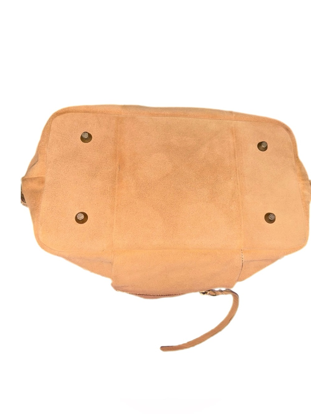 Free People We The Free Suede Baby Emerson Bag Italian Straw Suede New With Tags - Picture 8 of 10